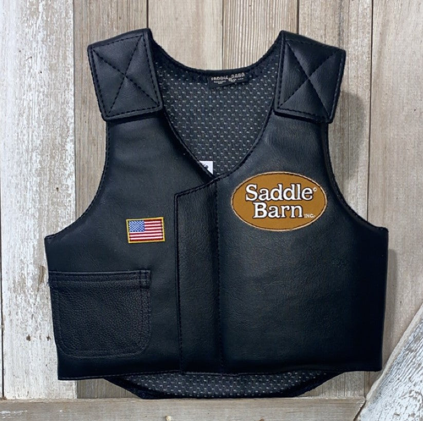Faux Leather Mutton Bustin Vest