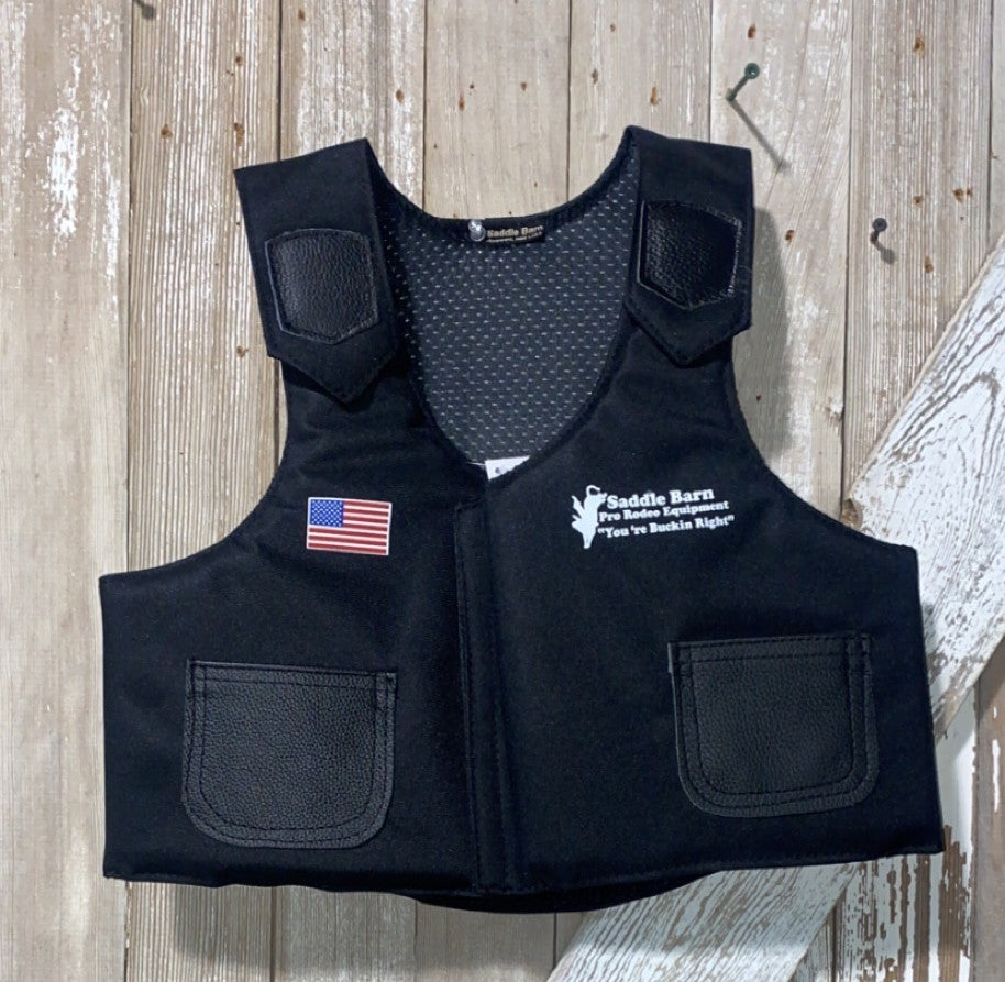 Black Cordura Vest Junior