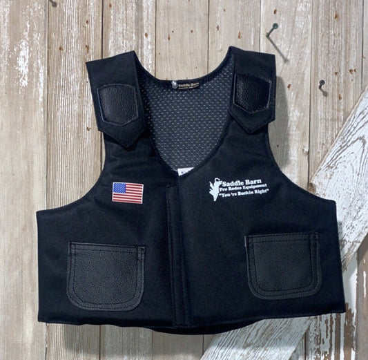 Black Cordura Vest Junior