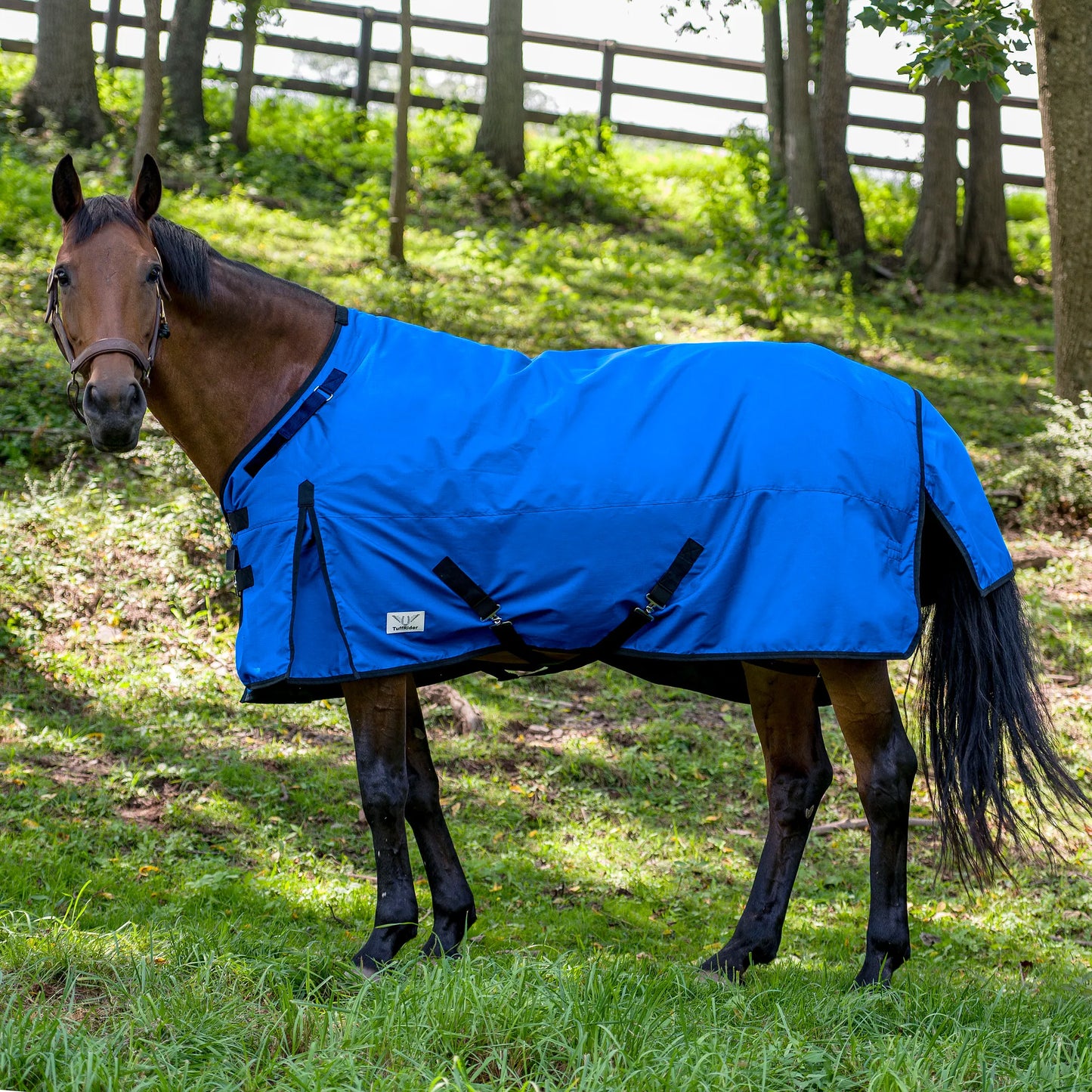 TuffRider Comfy-Fit 1200D Adjustable Neck Turnout Blanket, 200g