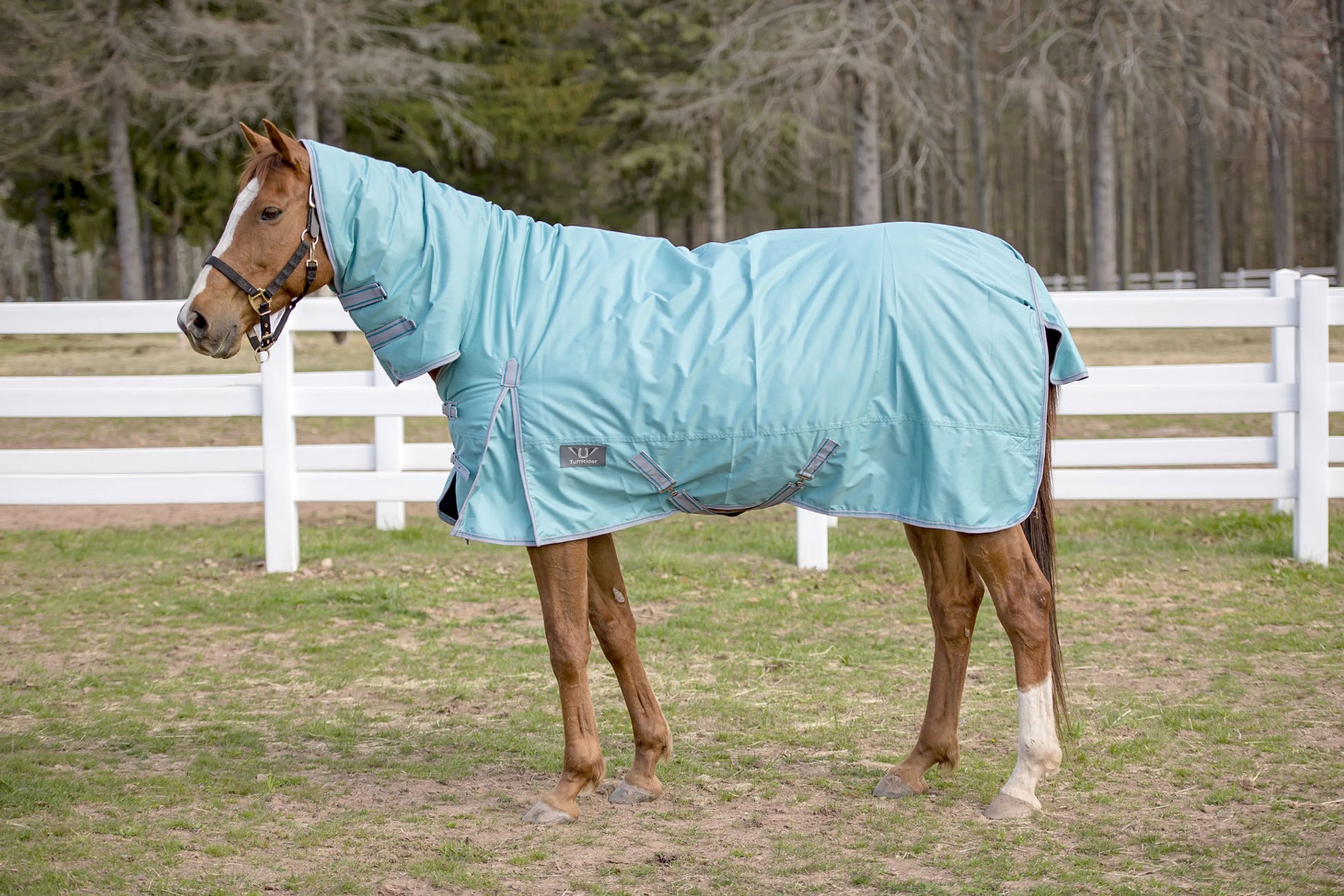 TuffRider 600D combo-neck winter turnout blanket — Ranchline Ranch Supply