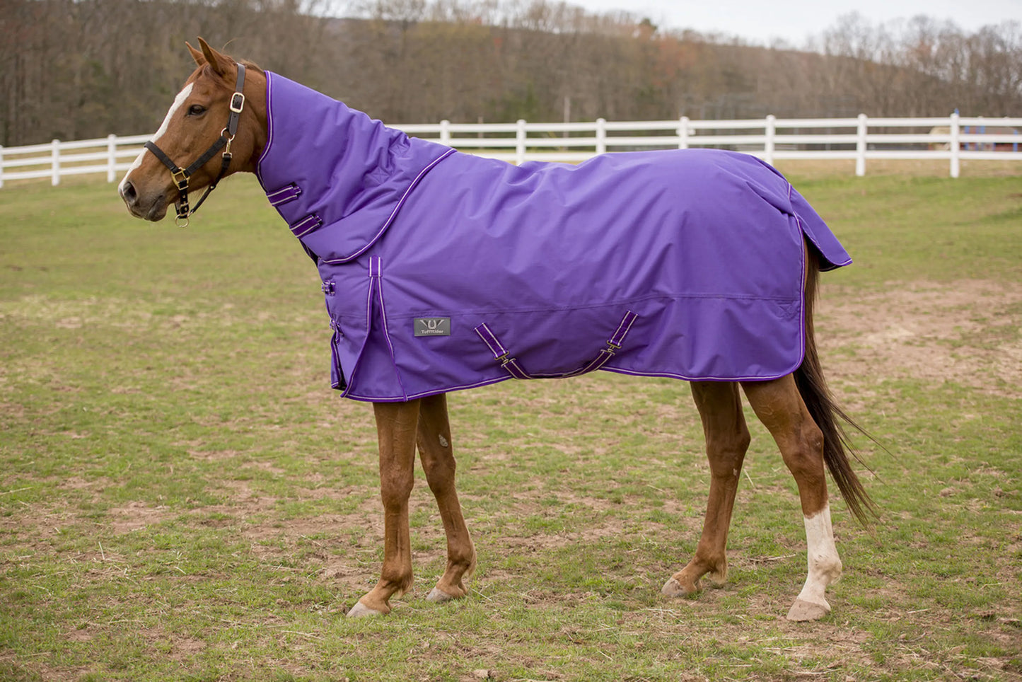 TuffRider Comfy 600D Combo Neck Turnout Blanket, 200g