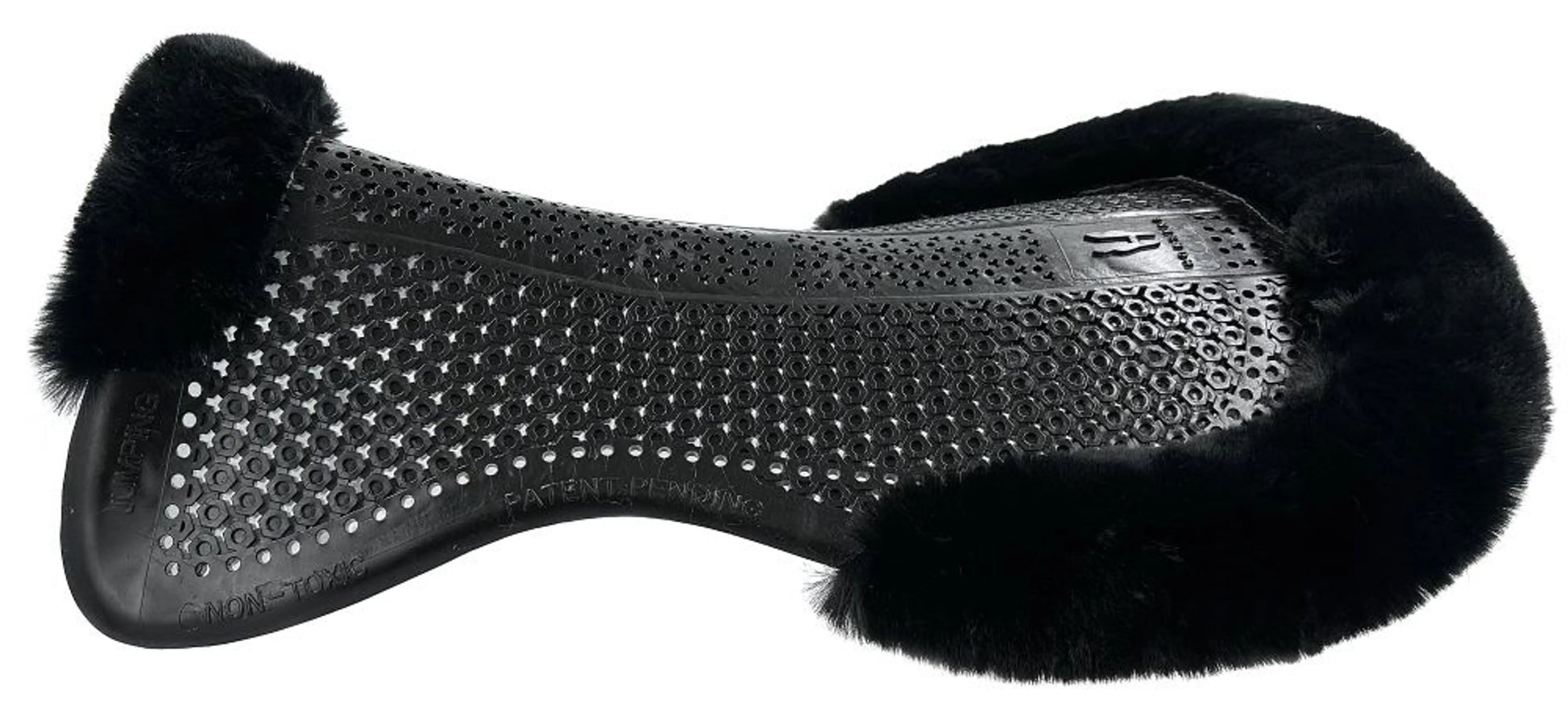 Horsena back-balance gel jumping saddle pad with eco-sheepskin — Ranchline Ranch Supply