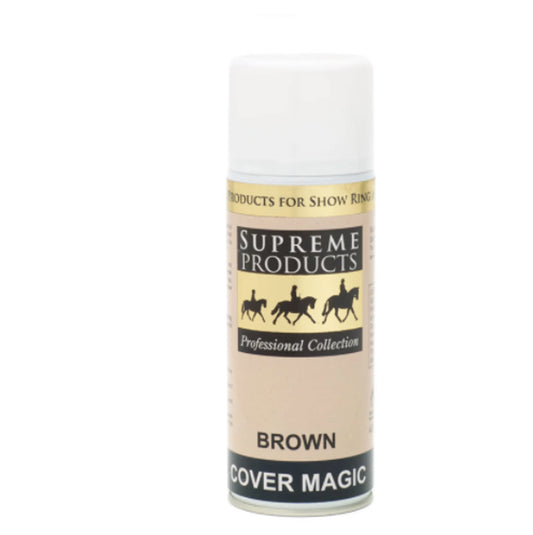 Supreme Products Cover Magic show coat spray, brown — Ranchline Ranch Supply