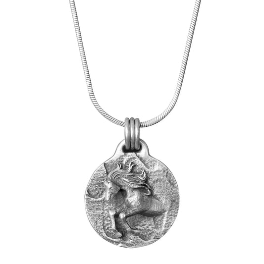 AWST Lila sterling silver jumping-horse necklace — Ranchline Ranch Supply