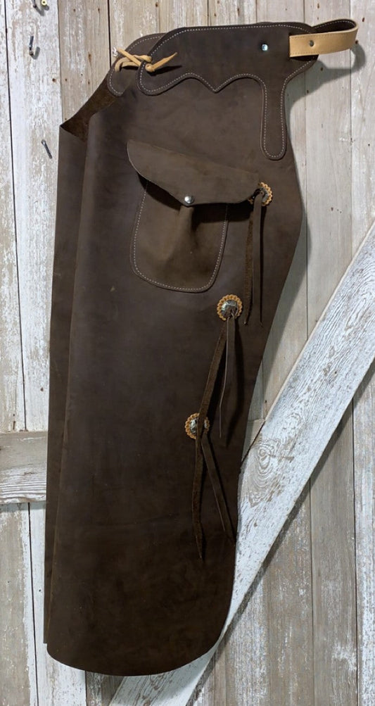 Batwing Chap Top Grain
