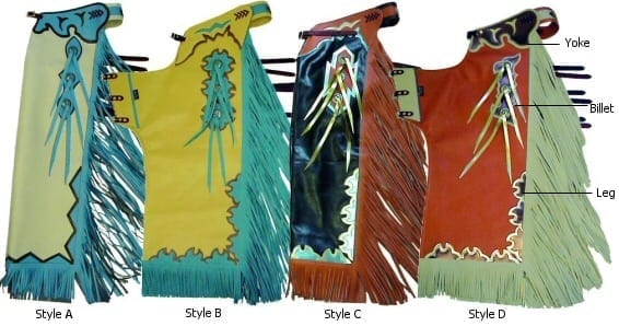 Rodeo Chap Tri-Color