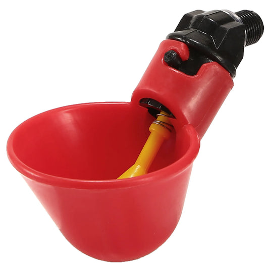 20-pack automatic chicken waterer cups for poultry buckets